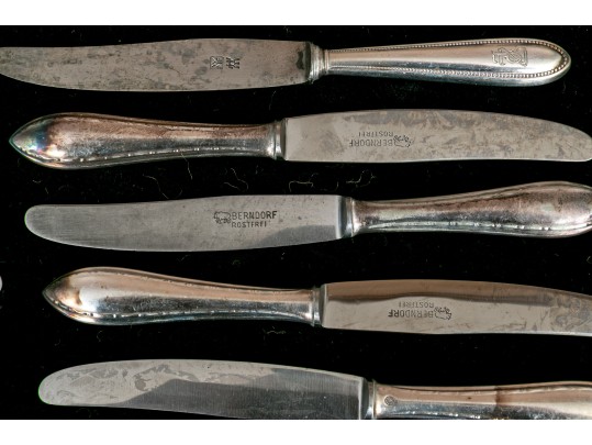 Two Partial Sets Of Quality Continental Silverplate Complementary Flatware
