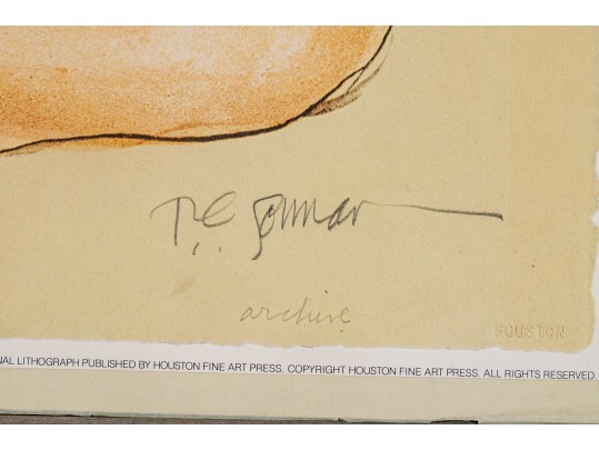 After R.C. Gorman (Am., 1932-2005) Signed Print After A Color Lithograph, 