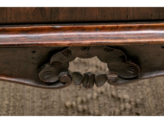 Vintage Italian Highly Figured Olive Wood Chest Of Drawers