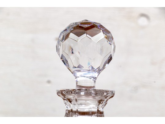 Pair Of Tiffany & Co. Square Glass Decanters
