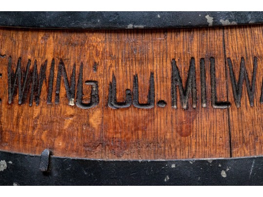 Vintage Blatz Heavy Oak Brewing Milwaukee Wisconsin Keg Barrel 
