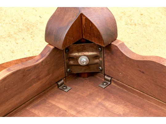 Elegant Vintage Wood Low Table
