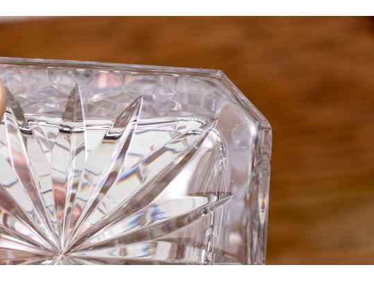 Pair Of Tiffany & Co. Square Glass Decanters