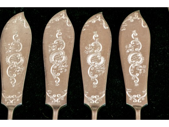 Two Partial Sets Of Quality Continental Silverplate Complementary Flatware