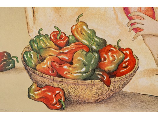 After R.C. Gorman (Am., 1932-2005) Signed Print After A Color Lithograph, 