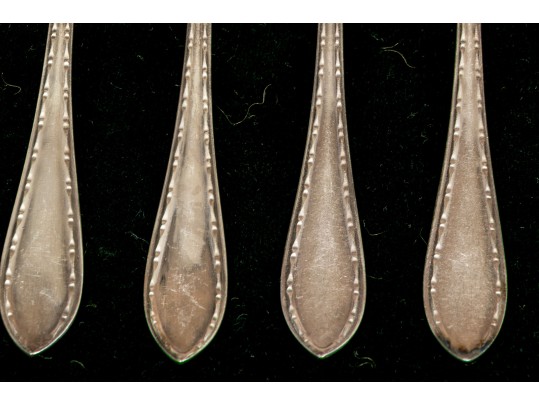 Two Partial Sets Of Quality Continental Silverplate Complementary Flatware