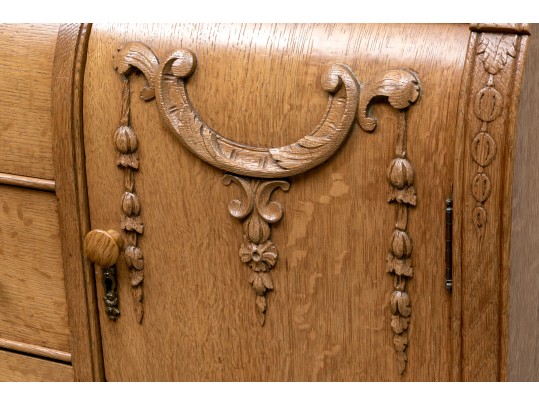 Antique American Oak Sideboard