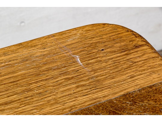 Antique Oak Writing Table 
