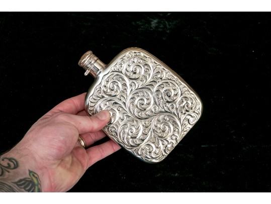 Late 19th Century Derby Silver Co. CT Silverplate Flask