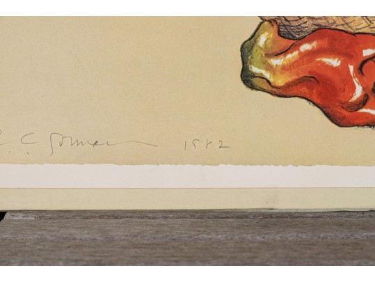 After R.C. Gorman (Am., 1932-2005) Signed Print After A Color Lithograph, 
