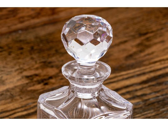 Pair Of Tiffany & Co. Square Glass Decanters
