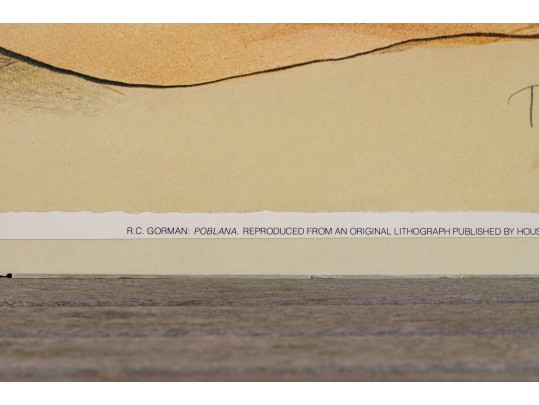 After R.C. Gorman (Am., 1932-2005) Signed Print After A Color Lithograph, 