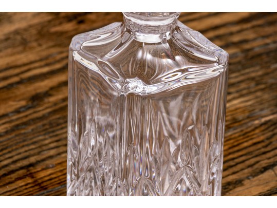 Pair Of Tiffany & Co. Square Glass Decanters