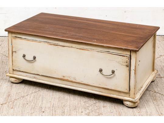 Painted Low Storage Chest
