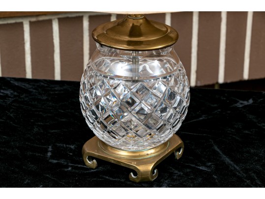 Vintage Waterford Cut Crystal Table Lamp