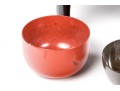 Group Of Asian Lacquered Stands, Cups And Bowls