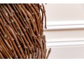 Playful Three Foot Wicker Teddy Bear