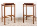 Pair Of Quentin Kelly For Infusion Furniture, Boston Wooden Counter Stools 
