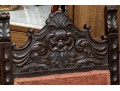 Pair Of Antique Carved Oak Side Chairs 