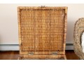 Three Pieces Vintage Woven Wicker 