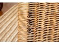 Three Pieces Vintage Woven Wicker 
