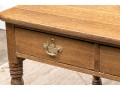 Antique Oak Writing Table 