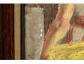 Vintage Oil On Artist Board, Ballerina