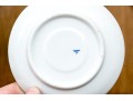 Vintage Continental Blue And White Porcelain Demitasse Set