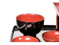 Group Of Asian Lacquered Stands, Cups And Bowls