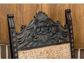 Antique Carved Oak Hall Chair 