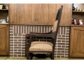 Antique Carved Oak Hall Chair 