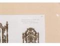 Two Gilt Framed Prints Of Antique Chairs
