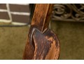 Pair Of Antique Queen Anne Style Fruitwood Armchairs