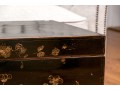 Chinese Black Lacquered Chest On Stand