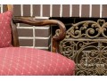 Pair Of Antique Queen Anne Style Fruitwood Armchairs