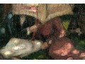 Oil On Artist Board, Under An Umbrella