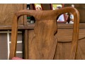 Pair Of Antique Queen Anne Style Fruitwood Armchairs