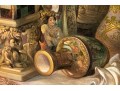 Ludwig Augustin (Austria, 1882- 1960) Antique Oil On Canvas, Still Life With Orientalia