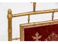 Fine Antique Embroidered Fire Screen 