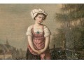 19th Century Oil On Canvas, Genre Scene With House Maid