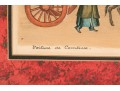 Pair Of Antique French Hand Colored Etchings, Chinese Genre Scenes With Figures