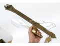 Pair Of Quality Heavy Brass And Glass Wall Sconces