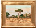 Luigi Salsiccioni Toci (Italy, 1895-1968) Oil On Canvas, Italian Landscape 