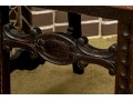 Pair Of Antique Carved Oak Side Chairs 