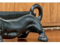 Black Painted Iron Boot Scrape Dachshund Shaped