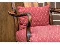 Pair Of Antique Queen Anne Style Fruitwood Armchairs