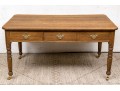 Antique Oak Writing Table 