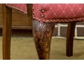 Pair Of Antique Queen Anne Style Fruitwood Armchairs