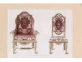 Two Gilt Framed Prints Of Antique Chairs
