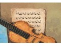 Signed Oil On Canvas, Musical Still Life